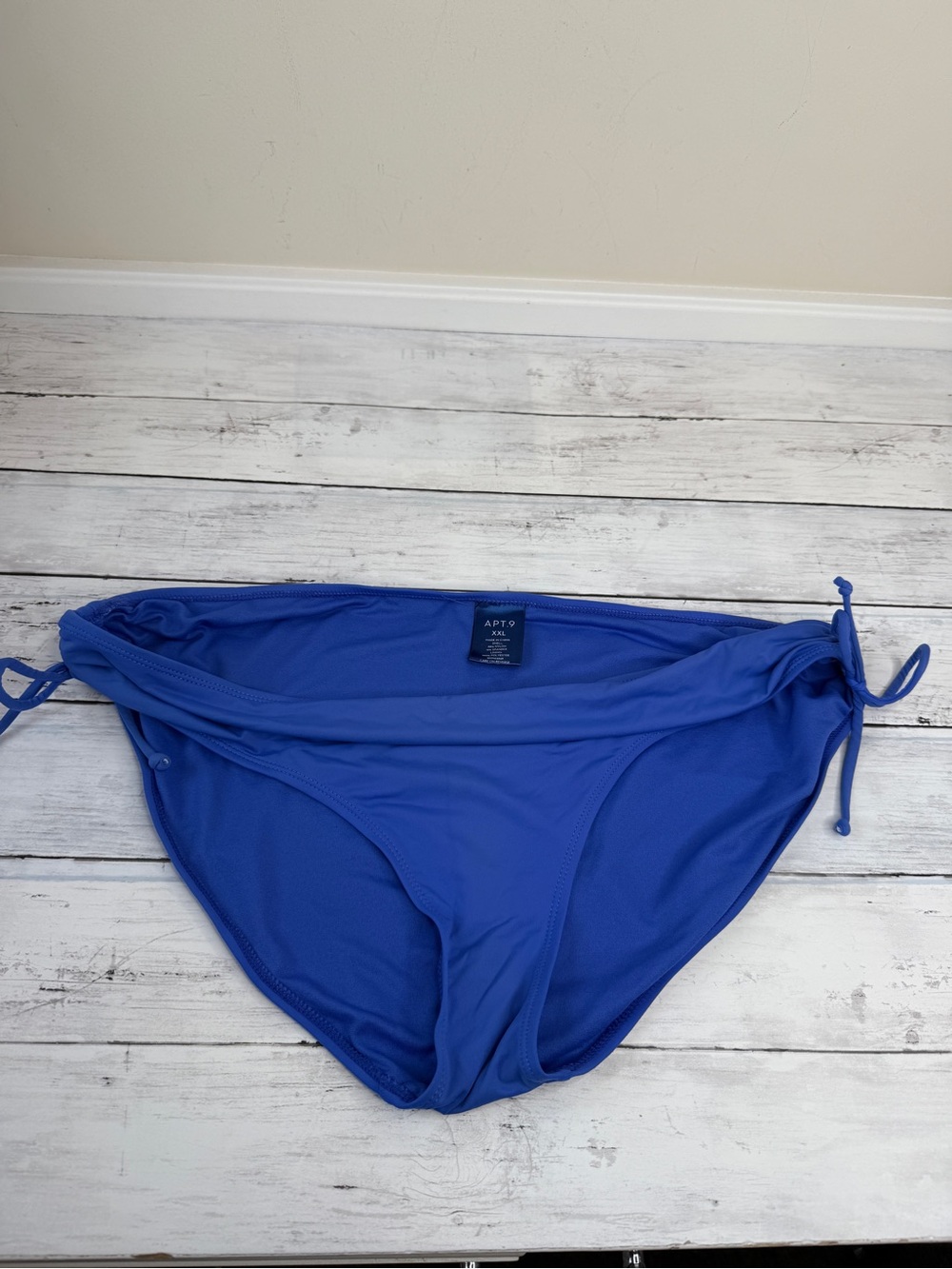 Apt. 9 Royal Blue Side-Tie Bikini Bottom